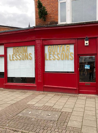 Musicland East, the guitar shop where Callum Garland had lessons
